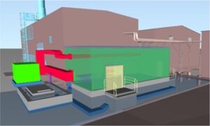 3d rendering of a MCC boiler addition